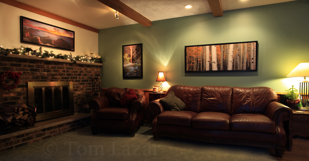 Tom Lazar pictured in room